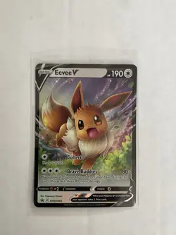 Eevee V SWSH065 Black Star Promos Ultra Rare Holo Pokemon 2020 NM - Image 1