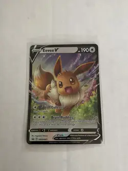 Eevee V SWSH065 Black Star Promos Ultra Rare Holo Pokemon 2020 NM - Image 2