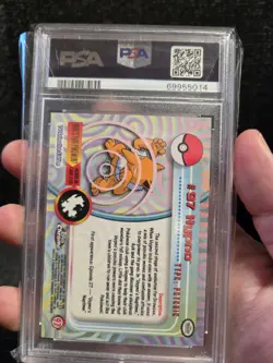 PSA 9 2000 Pokemon Game Topps Chrome Hypno TV Rare Base Series 2 MINT GEM - Image 4