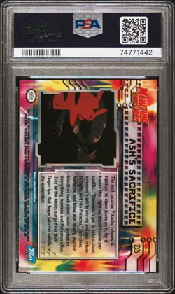 1999 TOPPS POKEMON THE MOVIE EDT ASH'S SACRIFICE #36 MOVIE EDITION PSA 9 - Image 2