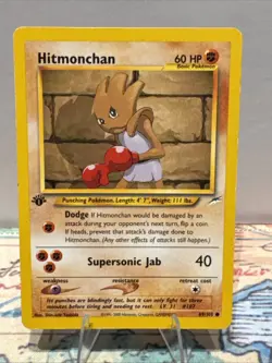 Hitmonchan - 1st Edition - 69/105 Neo Destiny - Pokemon TCG - 2002 - Image 1