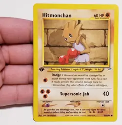 TCG POKEMON HITMONCHAN 69/105 ● 1ST EDITION NEO DESTINY VINTAGE NM - Image 1