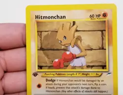 TCG POKEMON HITMONCHAN 69/105 ● 1ST EDITION NEO DESTINY VINTAGE NM - Image 3