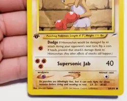 TCG POKEMON HITMONCHAN 69/105 ● 1ST EDITION NEO DESTINY VINTAGE NM - Image 4