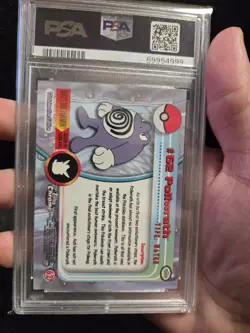 PSA 9 2000 Pokemon Game Topps Chrome Poliwrath TV Rare Base Series 1 MINT GEM - Image 4