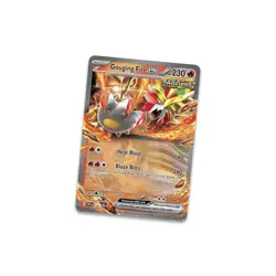 Pokemon Paradox Destinies Tin-Gouging Fire ex Tin w/5 Booster Packs New/Sealed - Image 3