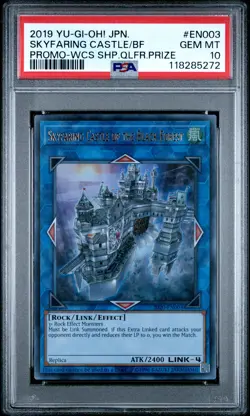 2019 YU-GI-OH! JPN PROMO #EN003 SKYFARING CASTLE OF THE BLACK FOREST PSA 10 - Image 1