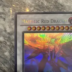 Yugioh Majestic Red Dragon ABPF-EN040 Ghost Rare LP - Image 2