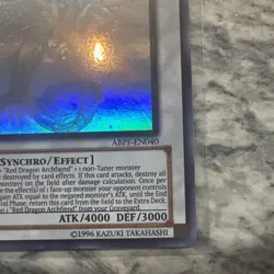 Yugioh Majestic Red Dragon ABPF-EN040 Ghost Rare LP - Image 4