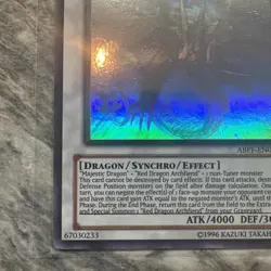 Yugioh Majestic Red Dragon ABPF-EN040 Ghost Rare LP - Image 5