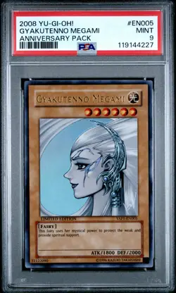 PSA 9 MINT Gyakutenno Megami YAP1-EN005 Ultra Rare Promo *4227 YUGIOH - Image 1