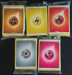 Lot of 5x Pokemon TCG New Sealed Packs of Energy Cards Authentic - Image 1