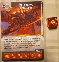 Dice Masters - Belaphoss - The Mad Demon - buy a box promo - Faerun Under Siege - Image 1