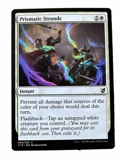 MTG - Prismatic Strands - Commander 2019 - 069/302 Common Card NM - Image 1