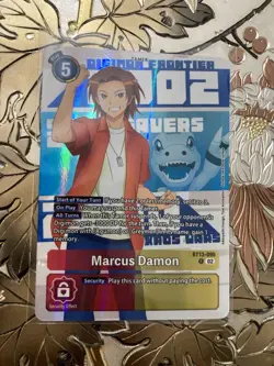 Digimon Card Game Marcus Damon BT13-095 Animation Series 25th Anniversary - Image 1