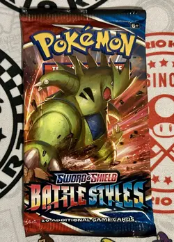 Pokemon TCG Sword & Shield Battle Styles Card Pack 820650808180 - Image 1