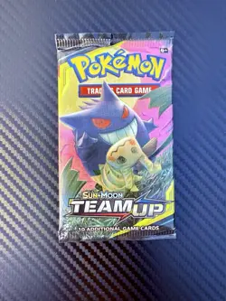 Pokemon TCG Sun & Moon - Team Up FACTORY SEALED Booster Pack 10 Cards - Image 1