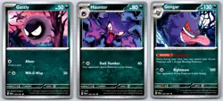 Gastly/Haunter/Gengar - Paldean Fates PAF Pokemon Card NM - Image 1
