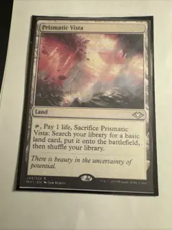 MTG Prismatic Vista Card Magic the Gathering Modern Horizons LP - Image 1