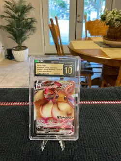 Eevee VMAX #101 Sword And Shield Japanese Pristine 10 Pokemon Card - Image 1