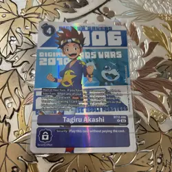 Digimon Card Tagiru Akashi BT12-096 Animation Series 25th Anniversary Set - Image 1