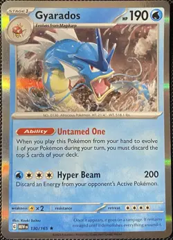 Gyarados 130/165 Sv: Scarlet & Violet 151 Holo - Pokemon Card - Image 1