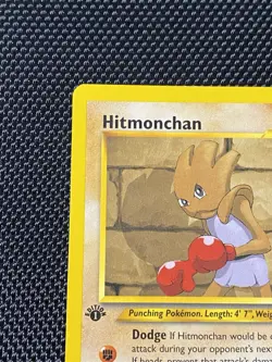 Hitmonchan 69/105 1st Edition Pokemon Card Neo Destiny LP - Image 2