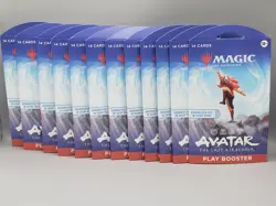 Magic The Gathering Avatar 14-Card Sleeved Play Booster Lot of 12 - Image 1