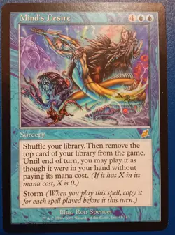 MTG - Magic the Gathering - Mind's Desire 41/143 - RARE - Scourge 2003 - NM - Image 1