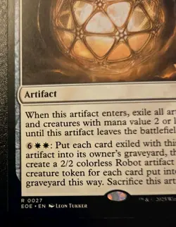 Pinnacle Starcage 0027 Rare Edge Of Eternities Magic: The Gathering - Image 4