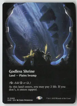 Godless Shrine (Borderless) Edge of Eternities (280) Normal - MTG - Image 1