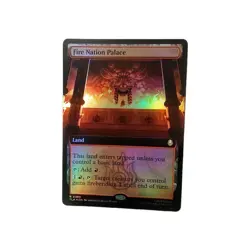 MTG Avatar The Last Airbender Fire Nation Palace 0389 Extended Art Foil NM - Image 1