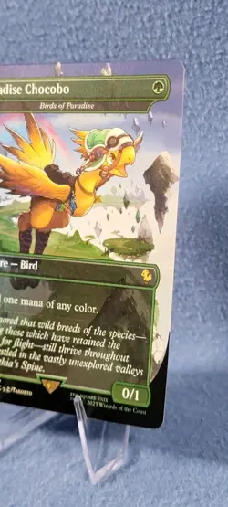Paradise Chocobo Borderless FOIL MTG Final Fantasy Nm/M ?? - Image 2