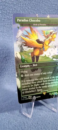 Paradise Chocobo Borderless FOIL MTG Final Fantasy Nm/M ?? - Image 3