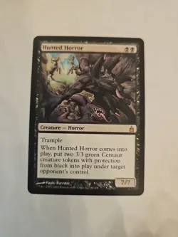 Mtg Ravnica City Of Guilds Hunted Horror (Never Played) - Image 1