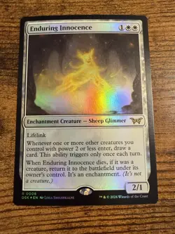 MTG Magic The Gathering Enduring Innocence FOIL VERY tough pull! - Image 1