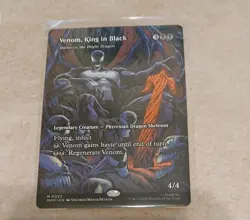 Venom, King in Black - Skithiryx, the Blight Dragon (Borderless) Spiderman MTG M - Image 1