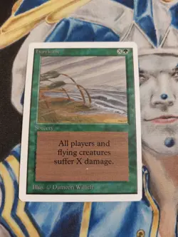 Hurricane MTG Unlimited Uncommon Green Sorcery Slightly Played x1 GG6 - Image 1