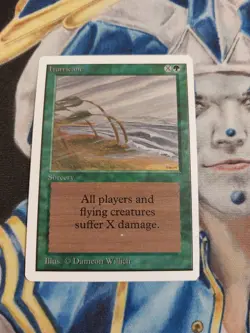 Hurricane MTG Unlimited Uncommon Green Sorcery Slightly Played x1 GG6 - Image 2