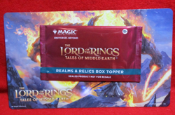 Lord of the Rings Magic - Realms and Relics Box Topper - Sealed - Image 1