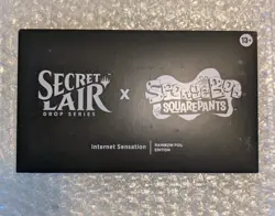 SECRET LAIR X SPONGEBOB SQUAREPANTS: INTERNET SENSATION RAINBOW FOIL EDITION MTG - Image 1