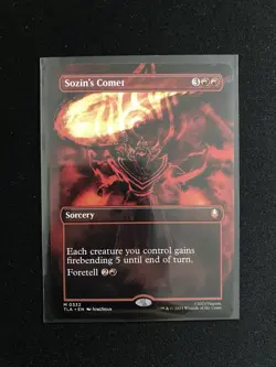MTG Avatar BORDERLESS M Sozin’s Comet #0332 - Image 1