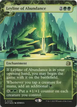 Leyline of Abundance - FOIL - R Wilds of Eldraine: Enchanting Tales 56 - MTG - Image 1