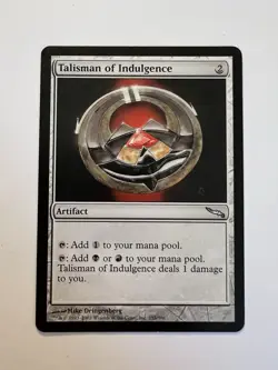 Talisman of Indulgence - MTG Mirrodin - NM - Image 1
