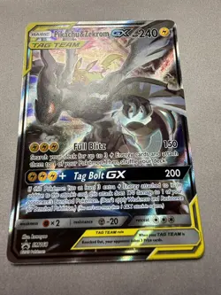 Pokemon TCG Pikachu & Zekrom GX Black Star Promo Card SM168 NM/LP - Image 3