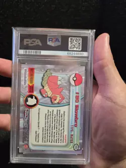 PSA 9 2000 Pokemon Game Topps Chrome Slowbro TV Rare Base Set Series 2 MINT GEM - Image 5