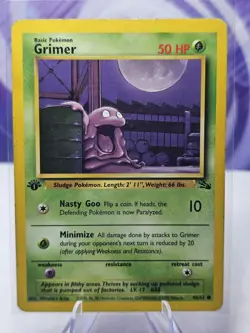 Grimer 48/62 Fossil Regular 1st Edition - Pokemon Card - Image 1