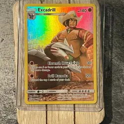 Excadrill (Secret) 246/236 Sm-Cosmic Eclipse Holo Art Rare Pokemon TCG LP - Image 1