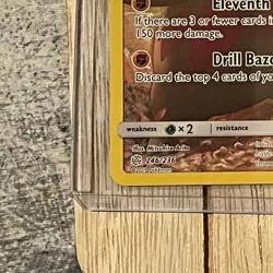 Excadrill (Secret) 246/236 Sm-Cosmic Eclipse Holo Art Rare Pokemon TCG LP - Image 5