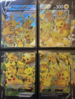 Pokemon Pikachu V-Union Complete Set Near Mint SWSH139 SWSH140 SWSH141 SWSH142 - Image 1